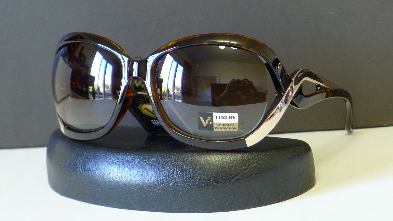 VG Eyewear Womens Celebrity Vintage Retro Exquisite Temple Oversized Sunglasses eBay