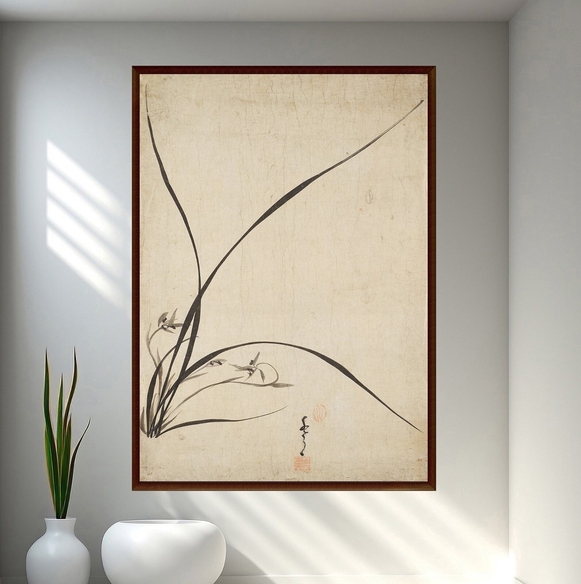 Orchid Korean Art Ink and Wash Painting | eBay