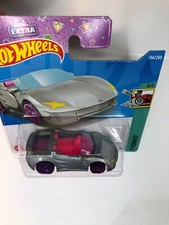Hot Wheels Barbie Extra Tooned 134/250 5/5 Pink and Gray Diecast Sports Coupe US