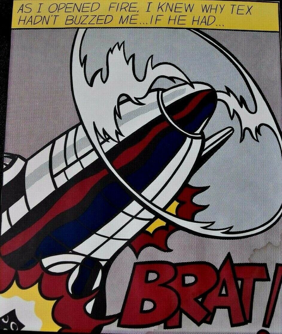 ロイ リキテンスタイン ポスター『As I Opened Fire』3枚セット Roy Lichtenstein – As I opened Fire, 1966 – Triptych (3