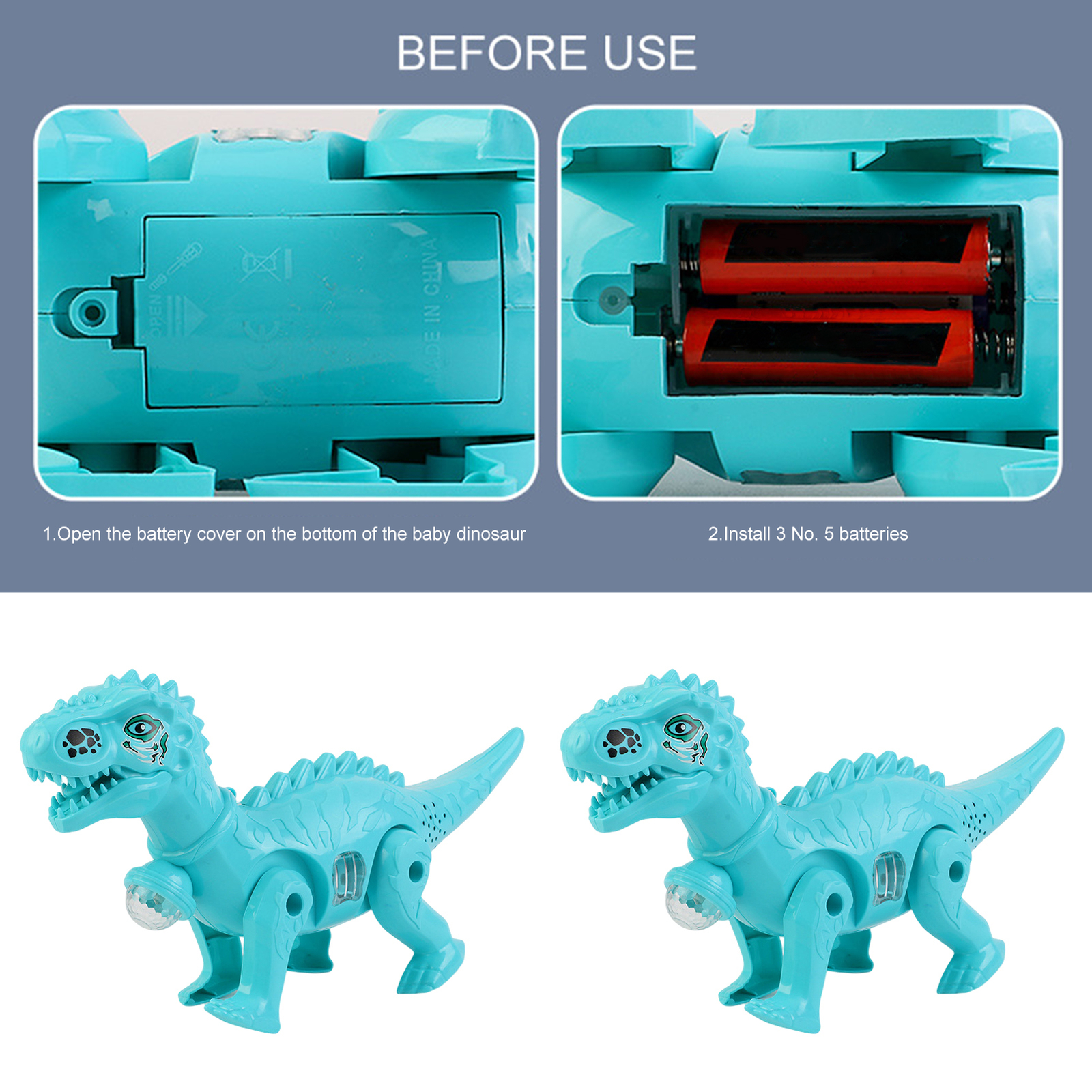 Flash Music Toy Lovely Parent-child Interaction Rope Dinosaur Electric ...