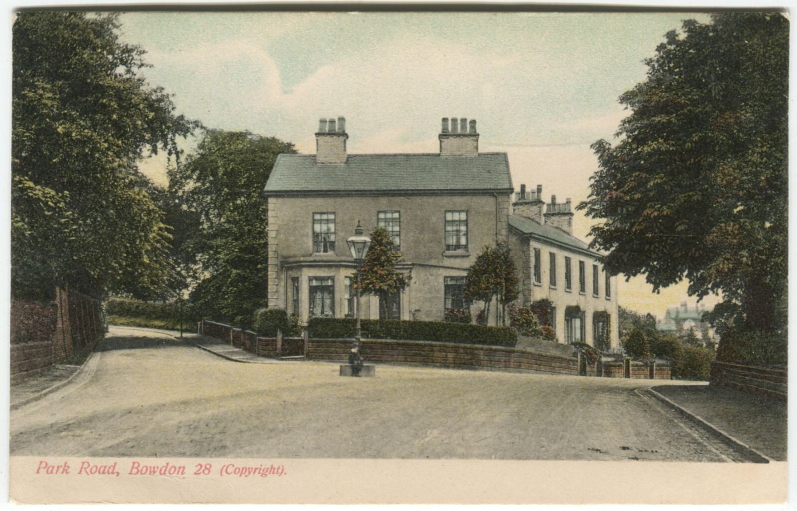 PARK ROAD, BOWDON Cheshire Postcard S Butler eBay