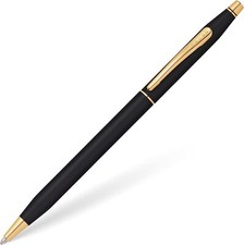 Cross Classic Century Ballpoint Pen, Matte Black  Gold, New In Box