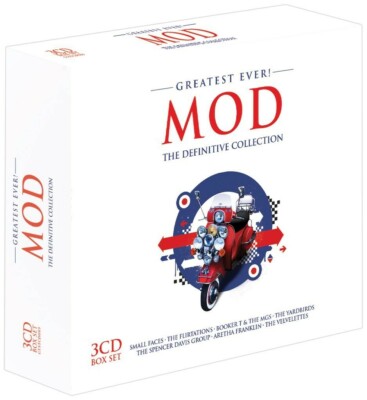 GREATEST EVER MOD (SMALL FACES, DAVID BOWIE, THE SONICS, ...) 3 CD NEU 
