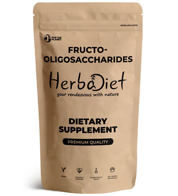 Inulin Powder Prebiotic Fiber Natural Fructo-Oligosaccharide (FOS) Chicory Roots