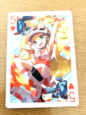 Korrina Lucario Pokemon Playing Card Poker Card Nintendo From
