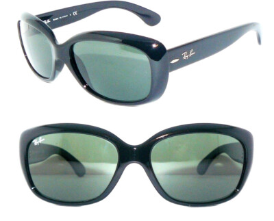 RAY BAN SUNGLASSES JACKIE OHH BLACK RB 4101 601 WOMEN 4154 EYEGLASSES 2186 CASE