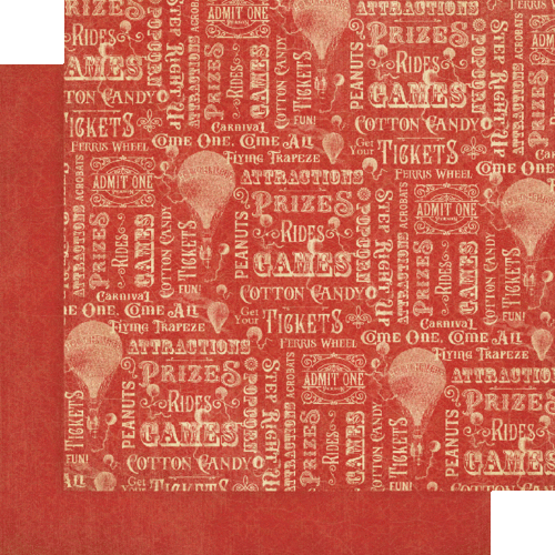 GRAPHIC 45 "COME ONE COME ALL" 12X12 PAPER PAD PATTERN & SOLID  SCRAPJACK'S PL - Picture 2 of 9