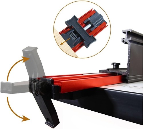 24" Straight Edge Guide Clamp & Adjustable Band Saw Fence for Precision Cuts - Picture 7 of 8