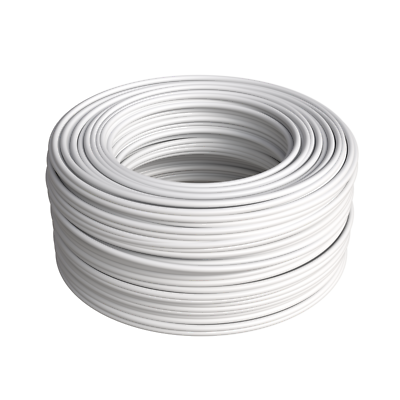 CAT6 UTP 500ft White Network Cable 23AWG CCA Bulk Solid Wire Pull