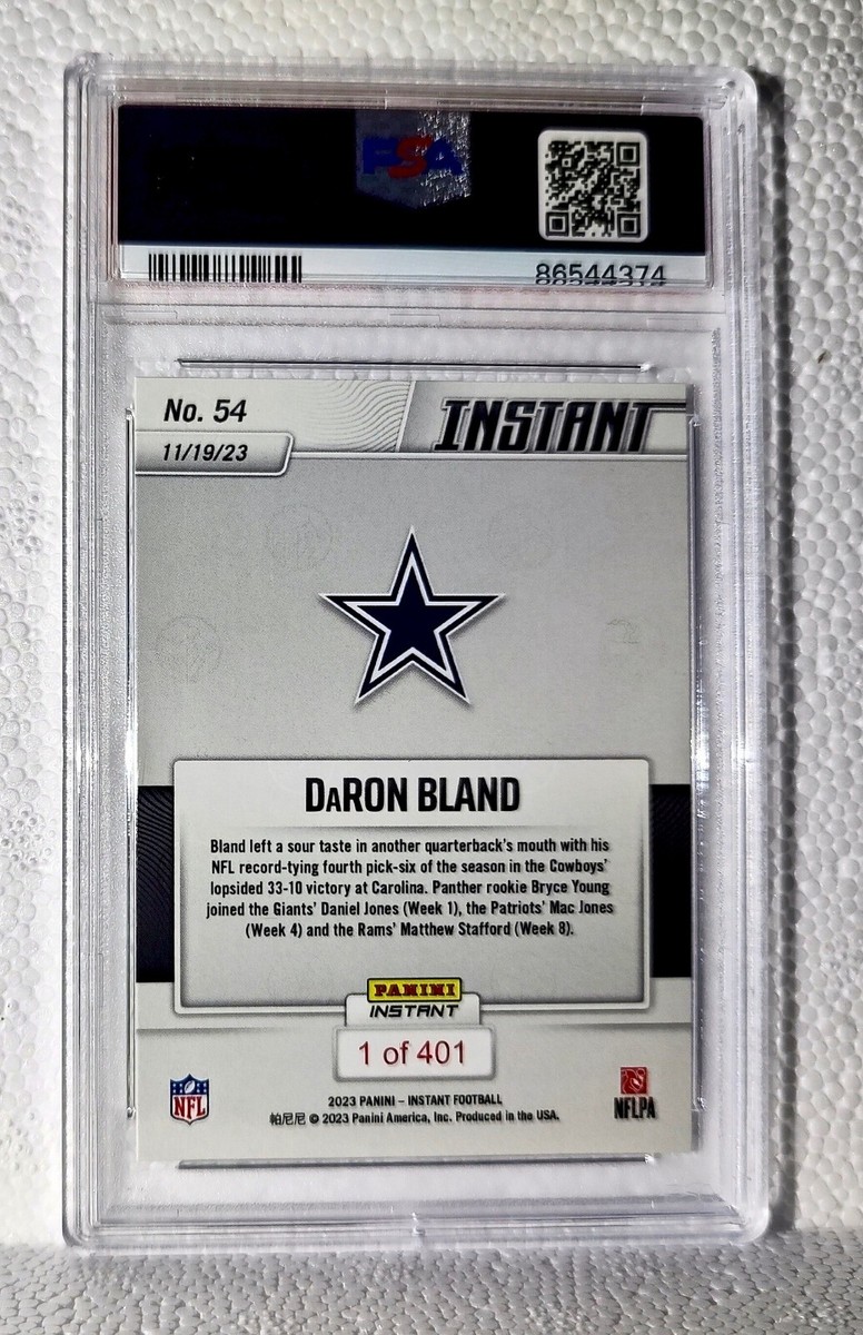 TJ BLAND｜DRAFT PAC 156 Daron Bland 2023 Panini NFL #54 Card 1 of 401 Ties Pick-6