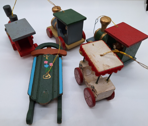 Lot of 16 Russ Berrie And Co Vintage Country CHRISTMAS Ornaments, Early 80's - Picture 7 of 16