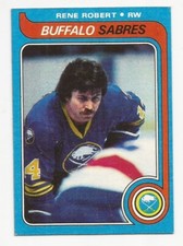 1979-80 Topps Hockey Buffalo Sabres Rene Robert Card #12