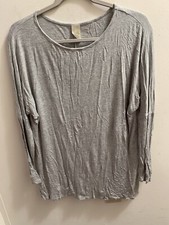 Brenda’s Made In USA Pullover Shirt Gray S(Chico) Pit To Pit 24” Length 28”