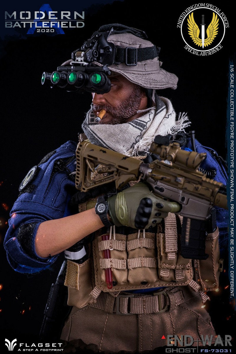 FLAGSET 1:6 FS-73031 Modern Battlefield End War Ghost 12inch