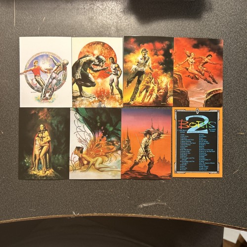Boris Vallejo: 1991 & 1992 Complete Sets 1-90 On Both Sets. Both In Ex Condition - Picture 17 of 17