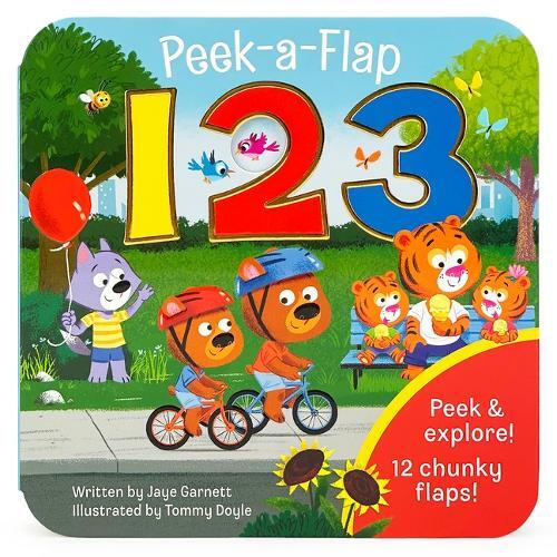 1 2 3 (Libro di cartone) Peek-A-Flap
