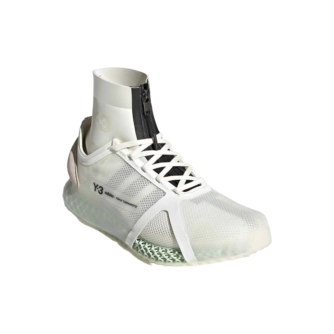 ADIDAS Y-3 RUNNER 4D LOW GZ9142 WHITE BRAND NEW BOX SIZE 8 M /9 W
