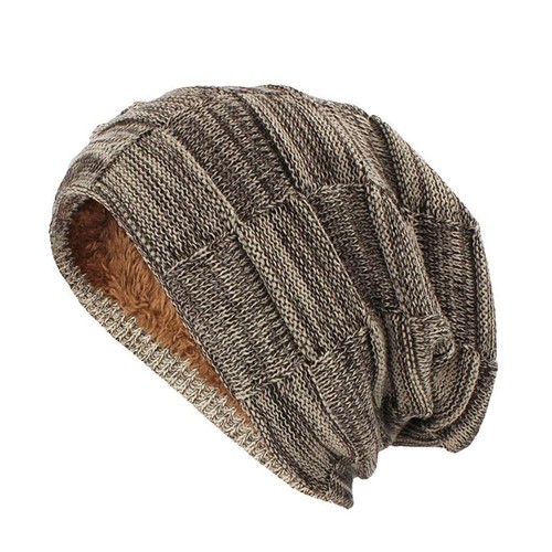 Beanie Slouchy Winter Knit Hats for Men Women Fleece Warm Cap - Picture 18 of 20