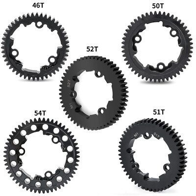 Spur Gear 46T/50T/51T/54T Upgrade Parts for 1/10 Traxxas E-REVO 2.0 RC Crawle
