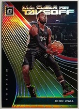 2019-20 Panini Donruss Optic JOHN WALL #5 All Clear For Takeoff Gold Prizm /10