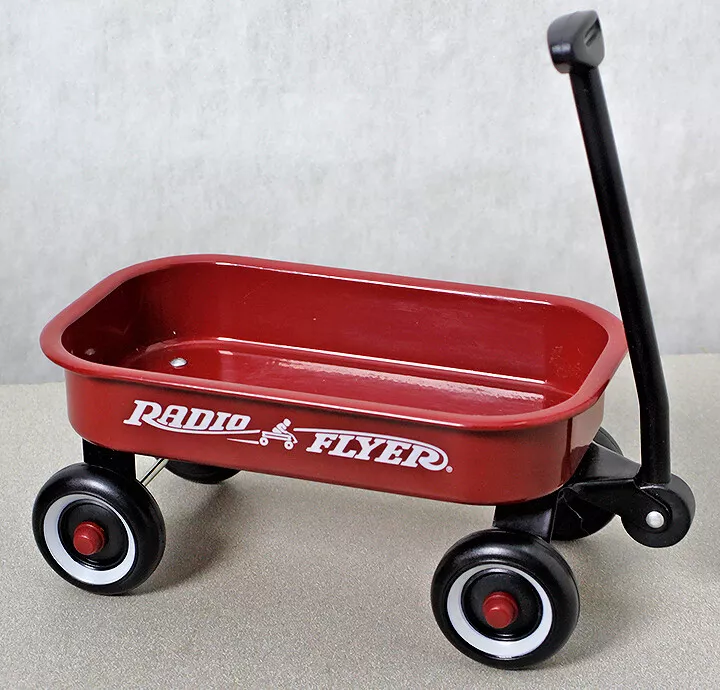 Miniature Steel Radio Shack Radio Flyer Red Wagon