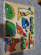 1989 Wooden Dinosaurs Puzzle