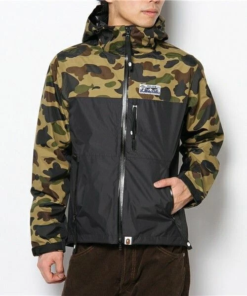 A BATHING APE (BAPE) Giacca antivento A Bathing Ape Bape Mimetico Nylon PertexShield Made in Japan