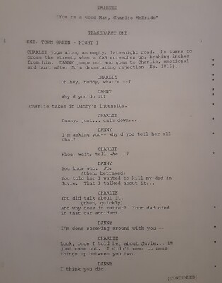 TWISTED (2014) S1E17 "You're A Good Man, Charlie McBride" Production TV ...