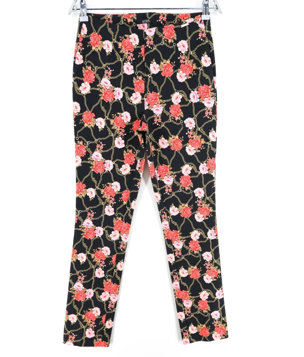 Guess floral clearance pants