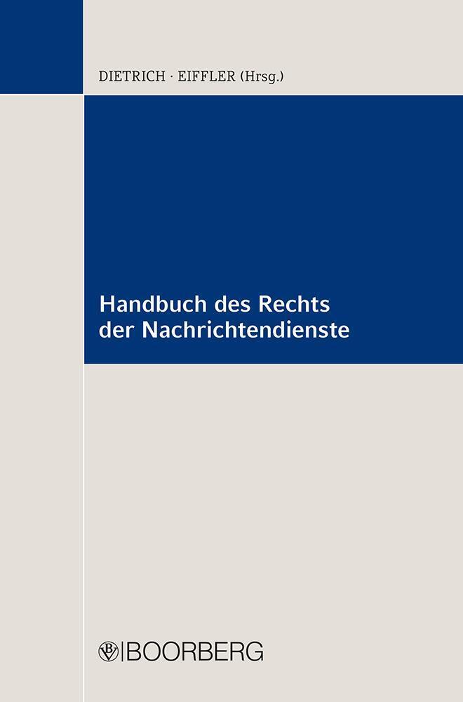 Thumbnail - Handbuch Des Rechts Der Nachrichtendienste | Jan-hendrik Dietrich (u.