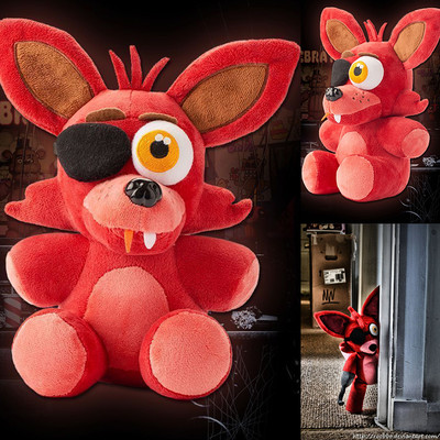 FNAF Plüsch five Nights at Freddy's Red Foxy Plush Doll Stofftier Spielzeug 7''
