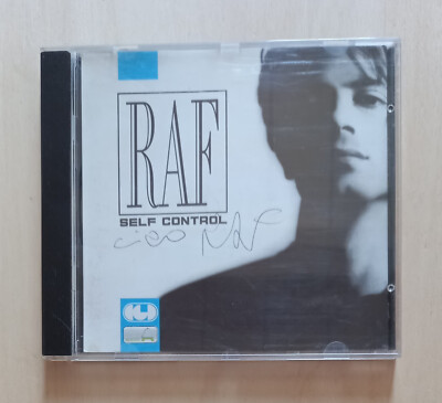 CD RAF Self Control 1987 France Cgd/Carrere AUTOGRAMMIERT Aus Katalog.