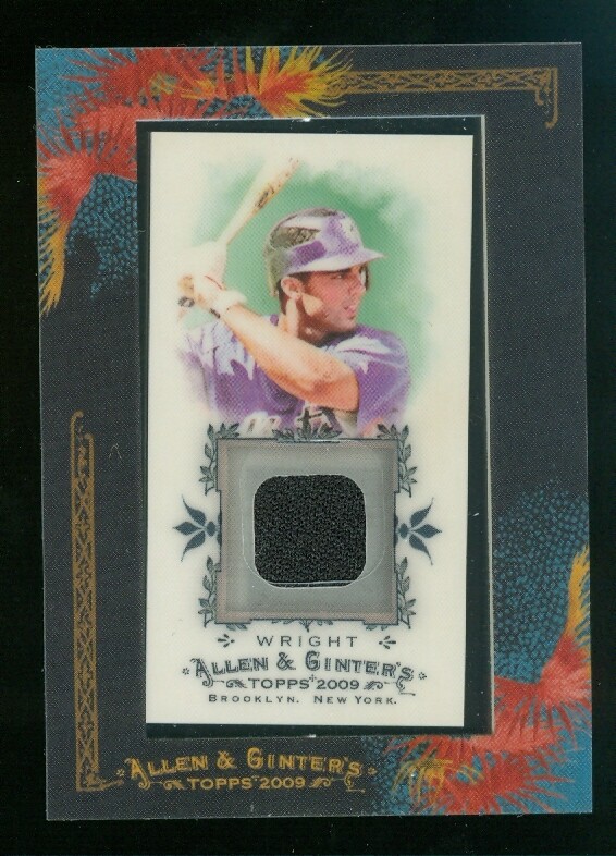 2009 Topps Allen and Ginter Relics #DAW2 David Wright Jsy - NM-MT