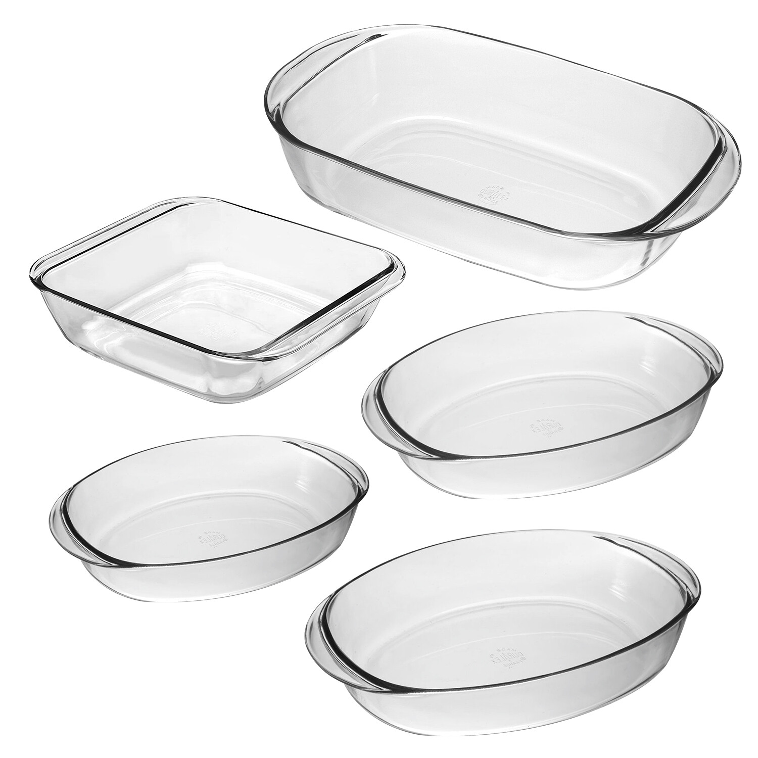 Duralex Chef Casserole Dish Glass Oven Deep Roaster Roasting Baking