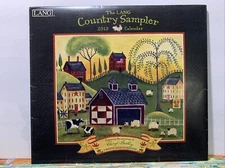 Lang Companies Country Sampler Cheryl Bartley Signed 2013 Wall Calendar NEW