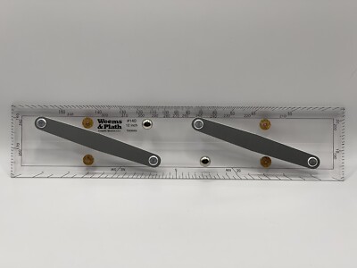 Weems & Plath 12  Parallel Ruler #140 Engineering Drafting Tool