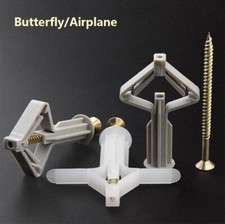 Plugs & Screws Hollow Drywall Wall Anchors Plastic Expansion Tube Gypsum Board
