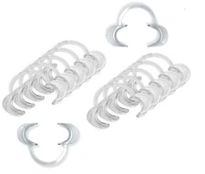 20pc L Size C-Shape Dental Intraoral Cheek Retractors Mouth Opener Party Game