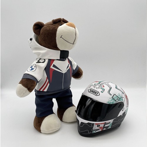 Motorcycle Bear Helmet Doll BMW Rally Bear Plush Toy Motorcycle Travel Pendant - Picture 77 of 102