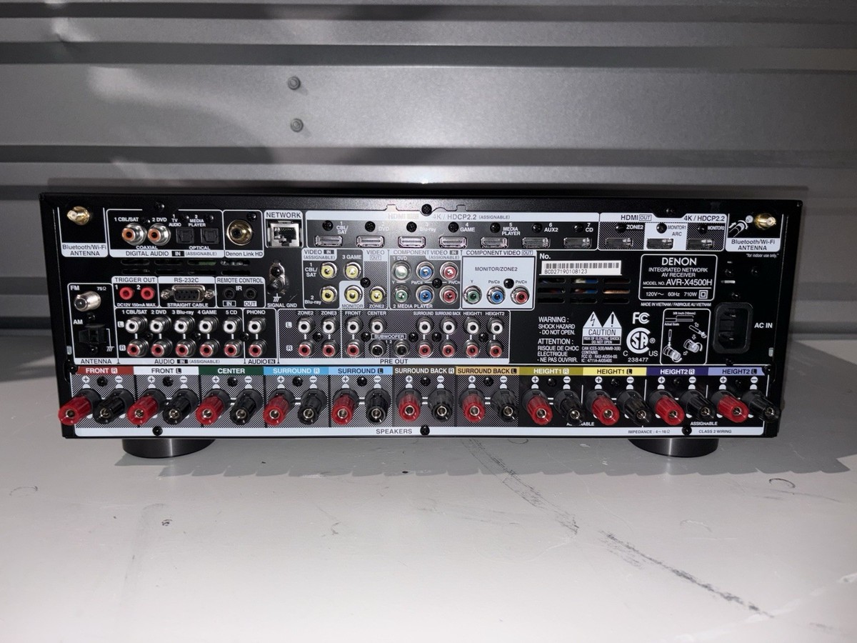 Denon AVR-X4500H 9.2-Channel A/V Receiver for sale online | eBay