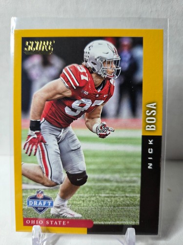 Nick Bosa #DFT-4 — 2019 Panini Score NFL Draft football card