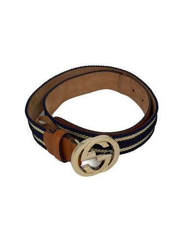 GUCCI Belt Navy (Women's) 114874