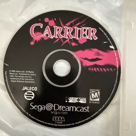 Carrier (Sega Dreamcast, 2000) - Disc Only - Tested