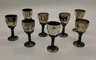 Eight Vintage Mini Goblet Place Card/Menu Holders ~Silver Plate~ — photo 3