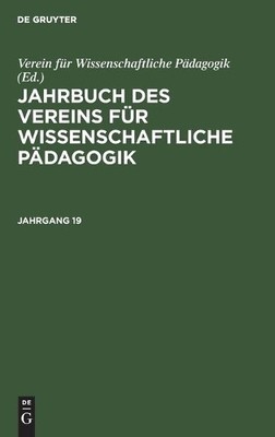 Jahrbuch Des Vereins Für Wissenschaftliche Pädag (Gebundene Ausgabe) (US IMPORT)