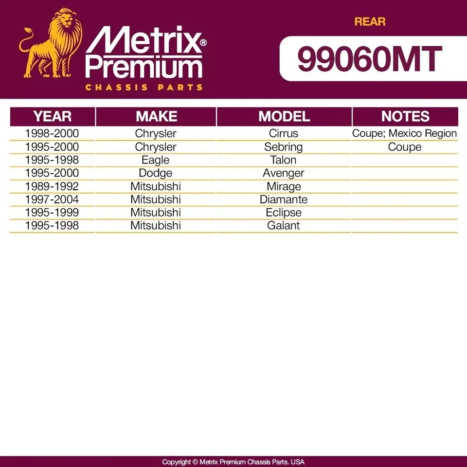 Barra estabilizadora delantera izquierda para Chrysler Sebring Dodge Avenger 90-99 Eclipse 1995-2000 Foto 2 de 4