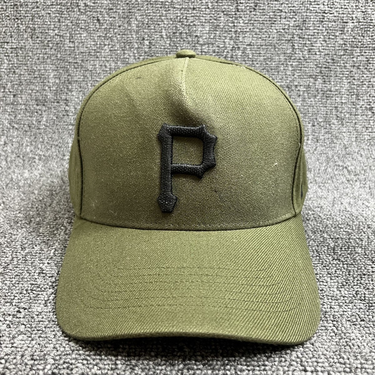 Pittsburgh Pirates '47 Brand MVP Snapback Hat Olive Green Black MLB Cap OSFA