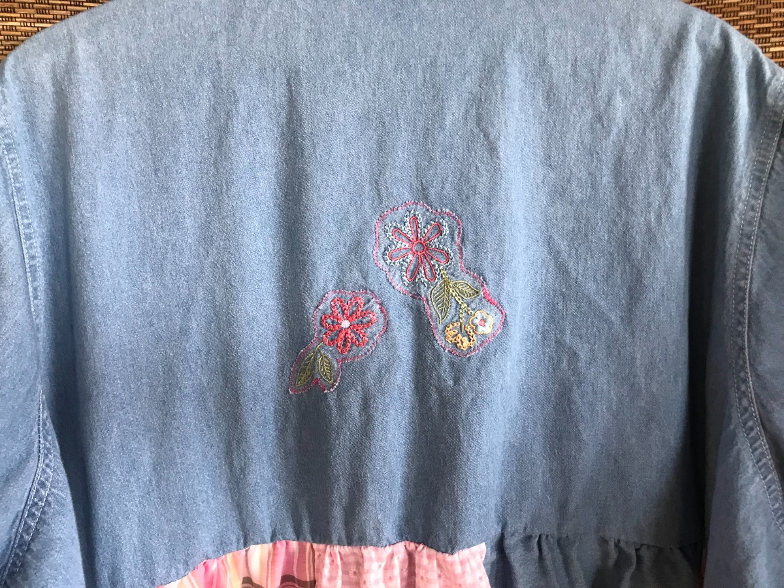 Upcycled Spring Maxi Duster, Handmade Patchwork B… - image 17