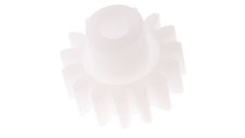 Koo zbate walcowe, modu: 1, l.zb&oacute;w: 15, r. piasty: 8mm, r. otworu: 4mm, PO